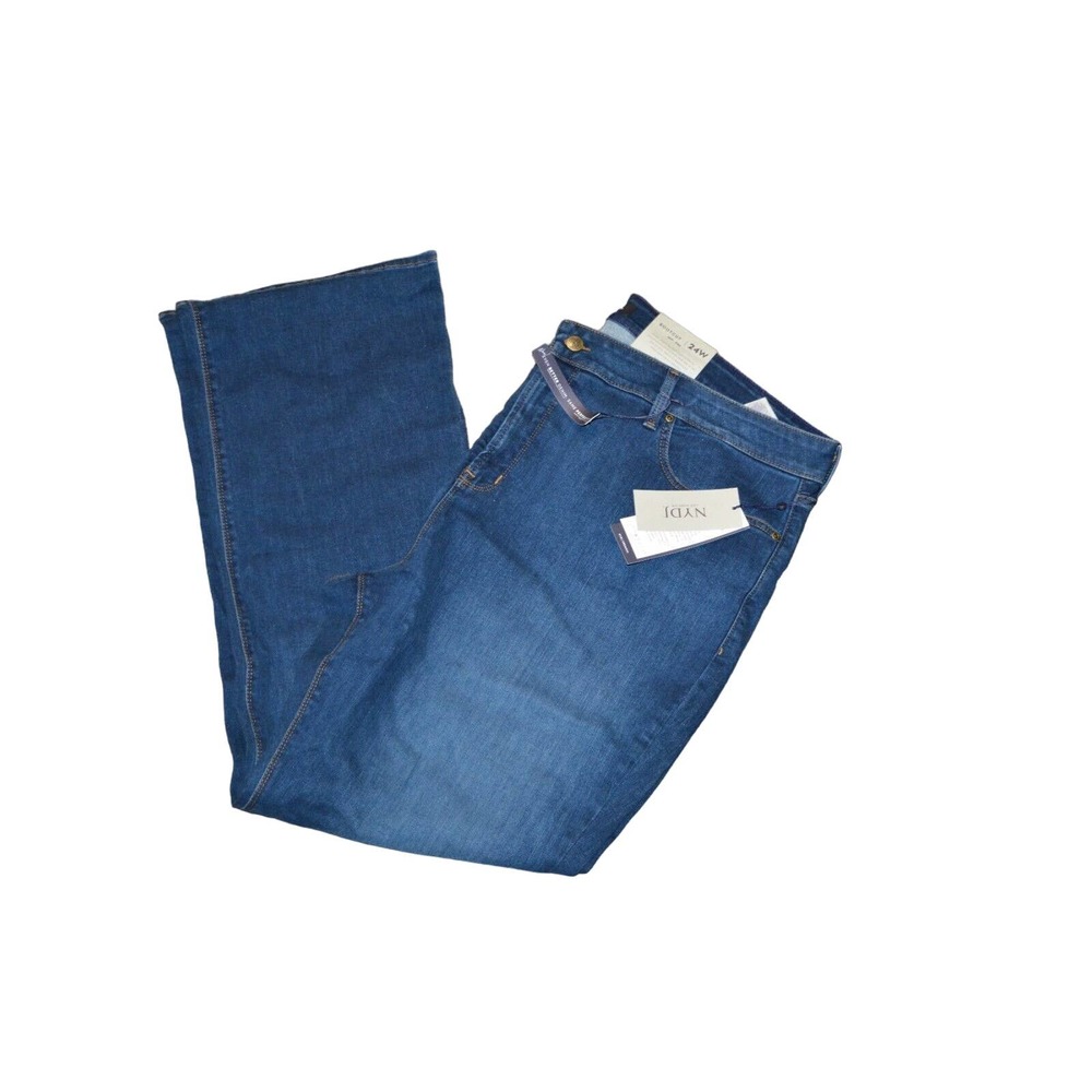 NYDJ Womens Barbara Boot-Cut 5 Pocket Jeans Cooper 24W